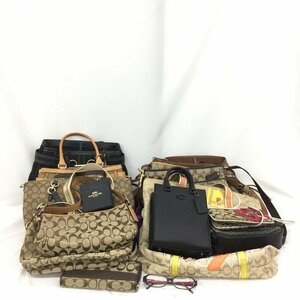 COACH コーチ　ショルダーバッグ CJ795 J2323　ショルダーバッグ　D06K-3574　メガネ　ほか COACH バッグ おまとめ【CBAK1006】