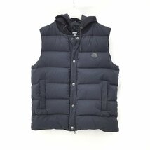 MONCLER モンクレール ダウンベスト ネイビー サイズ3 10349467KUB D2091433038553333 【CBAO5057】_画像1