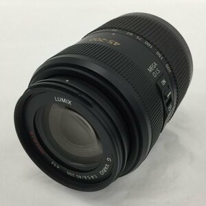 Panasonic パナソニック LUMIX ルミックス レンズ H-FS045200 1：4-5.6/6/45-200 レンズフード付き【CBAY7014】