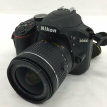 Nikon　ニコン　Nikon D3400 + AF-P DX NIKKOR 18-55/3.5-5.6 G VR　通電確認済み【CBAX4038】_画像1