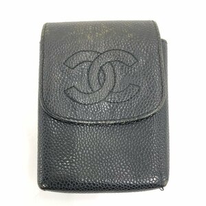 CHANEL シャネル シガレットケース 黒 ココマーク 5178922【CAAZ6099】