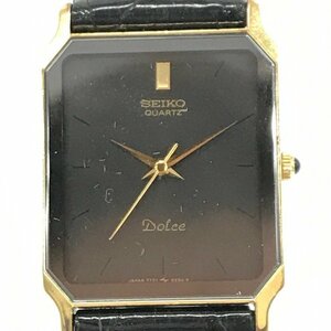 SEIKO セイコー Dolce ドルチェ 腕時計 クォーツ 7731-5220 890087 不動品 ケース付き【CAAZ4050】