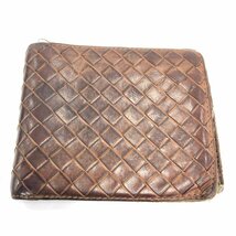 BOTTEGA VENETA ボッテガヴェネタ 財布 ブラウン系 イントレチャート 113993 VAHF1 2510【CABB9006】_画像1