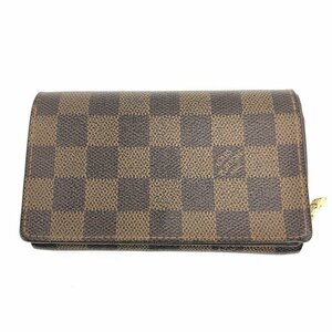 LOUIS VUITTON ルイヴィトン 財布 ダミエ ポルトフォイユ トレゾール N61736/CA1016【CABB9005】