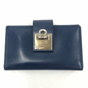 Ferragamo　フェラガモ ガンチーニ キーケース JL-220701 青 【CABC6019】