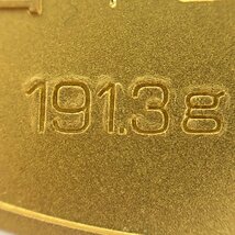 K24　純金メダル　JRA　優勝記念　1000刻印　総重量191.3g【CAAX0005】_画像6