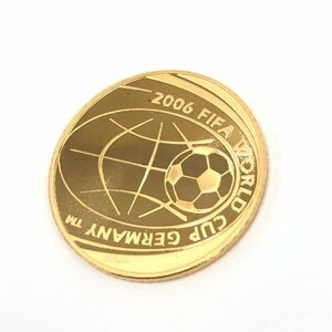 K21.6 2006年 FIFA WORLD CUP GERMANY 記念メダル 総重量：6.4ｇ【CBAB6056】