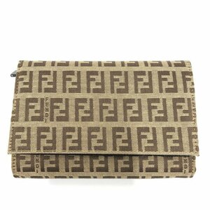 FENDI フェンディ 財布 ズッキーノ ベージュ系 2359 9M0029 013【CBAC6021】