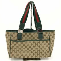 GUCCI グッチ トートバッグ GG シェリーライン 145810【CBAE3080】_画像2