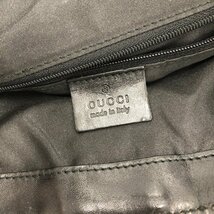 GUCCI グッチ ハンドバッグ ジャッキーライン 黒 GG 001 3355 2123【CBAC6009】_画像7