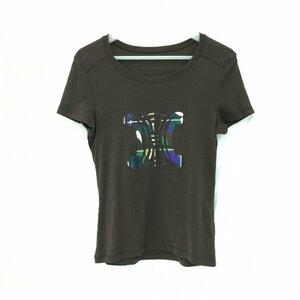 CELINE セリーヌ 黒 Tシャツ レディース 【CBAE5060】