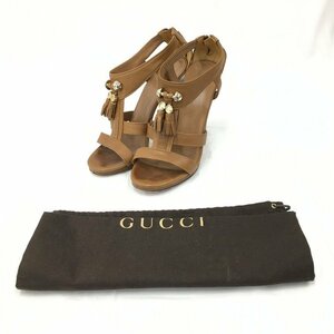 GUCCI グッチ ミュール パンプス 37サイズ レディース 袋付き【CBAE5021】