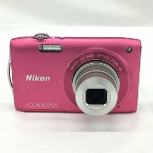 Nikon　ニコン COOL PIX S3300　通電〇　箱あり【CBAC7002】