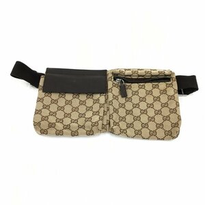 GUCCI グッチ ボディバッグ GG ベージュ系 28566 200047【CABC3056】