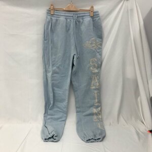 SAINT MICHAEL セントマイケル　スウェットパンツ　21SS/ダメージ加工　ライトブルー【CBAF5034】