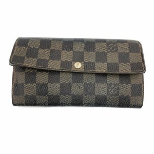 LOUIS VUITTON ルイヴィトン 長財布 ダミエ ポルトフォイユサラ N61734/CA1097【CBAH3080】