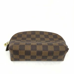 LOUIS VUITTON ルイヴィトン 化粧ポーチ ダミエ ポシェットコスメティック N47516【CBAI5019】