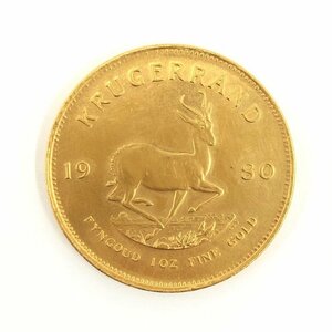 K22　南アフリカ共和国　クルーガーランド金貨　1oz　1980　総重量33.9g【CBAG6086】