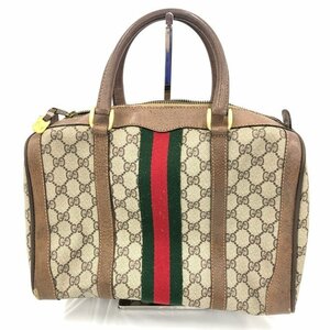 GUCCI　グッチ　シェリー　GGスプリーム　ボストンバッグ　02・548・39【CBAC4005】