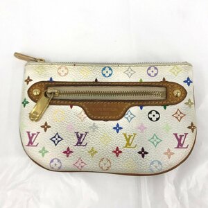 Louis Vuitton ルイヴィトン モノグラムマルチカラー コインケース ポシェットMM ブロン M60028【CBAN9004】