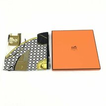 HERMES エルメス カレ90 シルク100％ LA PERRIERE スカーフ 【CBAO6042】_画像10