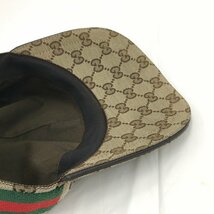 GUCCI グッチ キャップ サイズ59cm 200035.601491”“【CBAO2040】_画像8