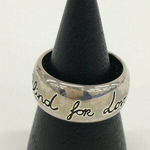 GUCCI グッチ Ag925 Blind for Love Ring リング 13号 総重量8.9ｇ【CBAQ7019】