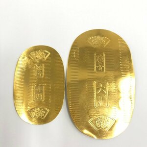 K24　純金大判　純金小判　純金刻印　2点おまとめ　総重量80.2g【CBAS3028】