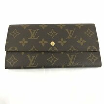 LOUIS VUITTON ルイヴィトン 長財布 モノグラム ポシェット ポルトモネクレディ M61723/AN0990【CBAS3012】_画像1