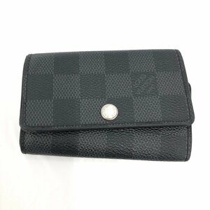 LOUIS VUITTON ルイヴィトン キーケース ダミエグラフィット ミュルティクレ6 N62662【CBAS6017】