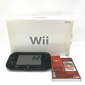 Nintendo 任天堂　Nintendo Wii U 本体 WUP-010/Wii 本体 RVL-001/Wiiソフト 桃太郎電鉄2010　計3点　おまとめ【CBAV7021】