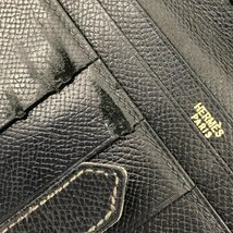 HERMES　エルメス　ベアン　長財布　ブラック　ジャンク【CBAL6001】_画像8