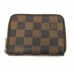 LOUIS VUITTON　ルイヴィトン　ダミエ　ジッピーコインパース　N60213/CT4098【CBAU6051】