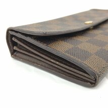 LOUIS VUITTON ルイヴィトン 長財布 ダミエ ポルトフォイユサラ N61734/CA1016【CBAW6016】_画像3