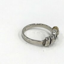 Tiffany&Co.　ティファニー　925/750　フック＆アイ　リング　総重量2.6g　9号　保管袋付き【CBAW2087】_画像6