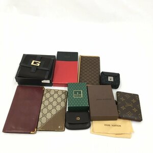 GUCCI/CELINE/Cartier/Christian Dior/LOUIS VUITTON 財布 カードケース コインケース 他 おまとめ【CBAV5075】