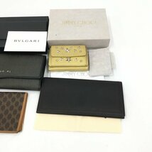 Yves Saint Laurent/BVLGARI/CELINE/JIMMY CHOO 財布 おまとめ【CBAV5073】_画像3