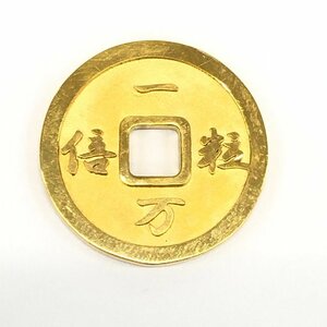 K24　純金メダル　一粒万倍　純金刻印　重量5.5g【CBBA7065】