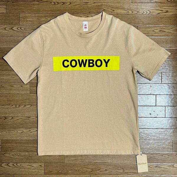 ChahChah COWBOY T-shirt Tシャツ BEIGE ベージュ