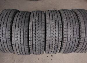 L2593　バリ山 6本SET価格! 225/75R16 118/116L LT ダンロップ 冬 スタッドレス SPLT03 225/75-16 225/75/16　　