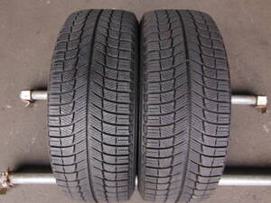 P2340　送料無料! 2本SET価格! 溝有 スタッドレス 215/55R17 ミシュラン MICHELIN X-ICE XI3 215/55-17 215/55/17 エアーチェック済!