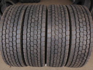 T1871 新車外し 4本SET価格! 9.9分山 275/80R22.5 151/148J 2023年製 ブリヂストン M888 MIX オールシーズン 275/80-22.5