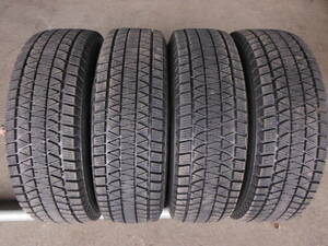 P2488 送料無料! 超バリ溝 4本SET価格! スタッドレス 215/70R16 ブリヂストン BS BLIZZAK DM-V3 DMV3 215/70-16 215/70R16