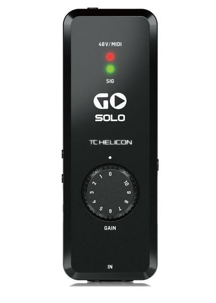 TC Helicon GO SOLO モバイルデバイス用高解像度オーディオ
