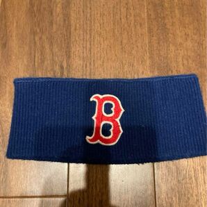 ヘアバンド　MLB red socks 野球