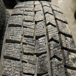 ★送料無料★ 155/65R13 2021年製 9.5分山 ダンロップ WINTERMAXX WM01 1本のみ/中古スタッドレスタイヤ(冬タイヤ) N6874_Fの画像2