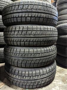 ★送料無料★ 155/65R13 2019年製 7～9分山 ブリヂストン ICEPARTNER2 4本/中古スタッドレスタイヤ(冬タイヤ) ザッツ等 N6845_C3