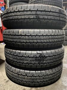 * free shipping * 145/80R13 2022 year made 8~9 amount of crown Bridgestone NEWNO 4ps.@/ used onroad tire ( summer tire ) Alto N6887_C1
