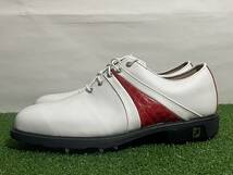 FootJoy フットジョイ ICON クラシックスタイル ホワイト 26.0cm 本革_画像2