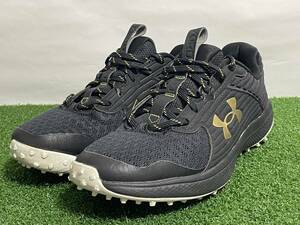 UNDER ARMOUR アンダーアーマー ブラック 28.0cm スパイクレスゴルフシューズ